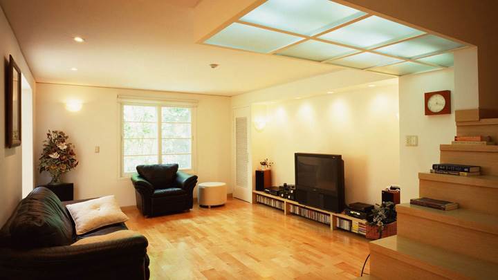 White Background in TV Room